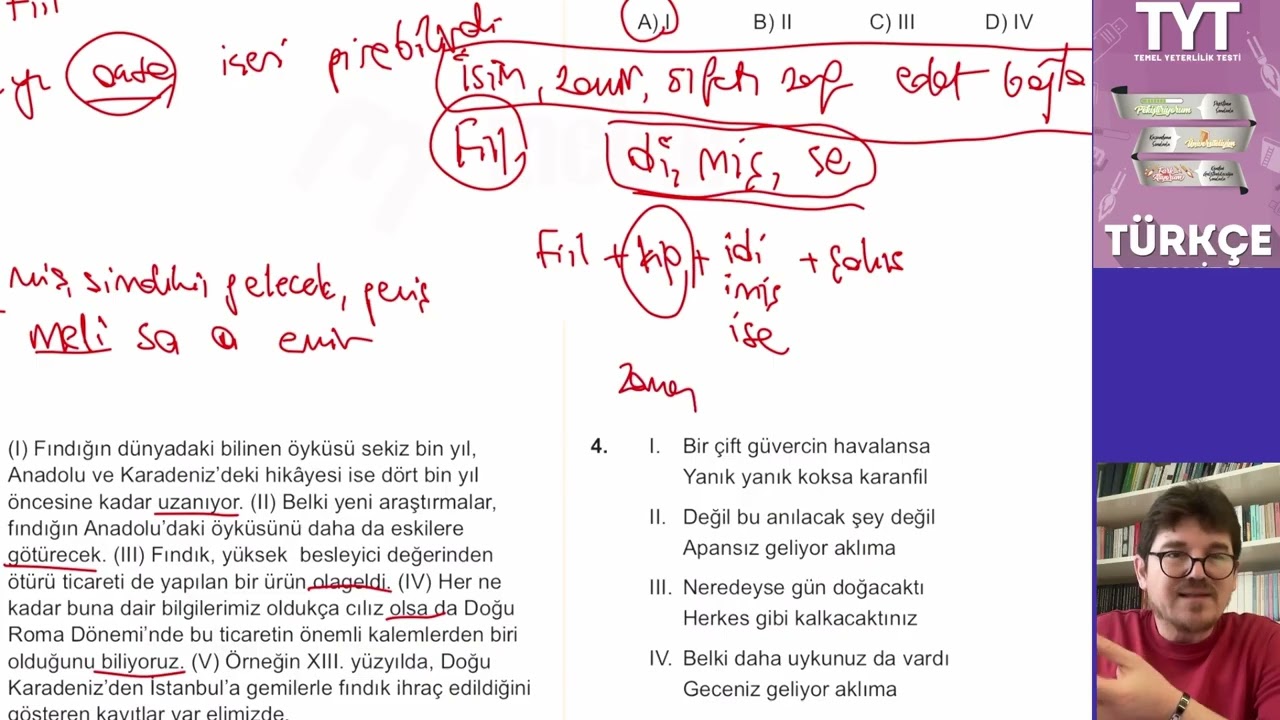 TYT Fiil - Ek Fiil / İsa DARAKÇI (Metin Yayınları TV)