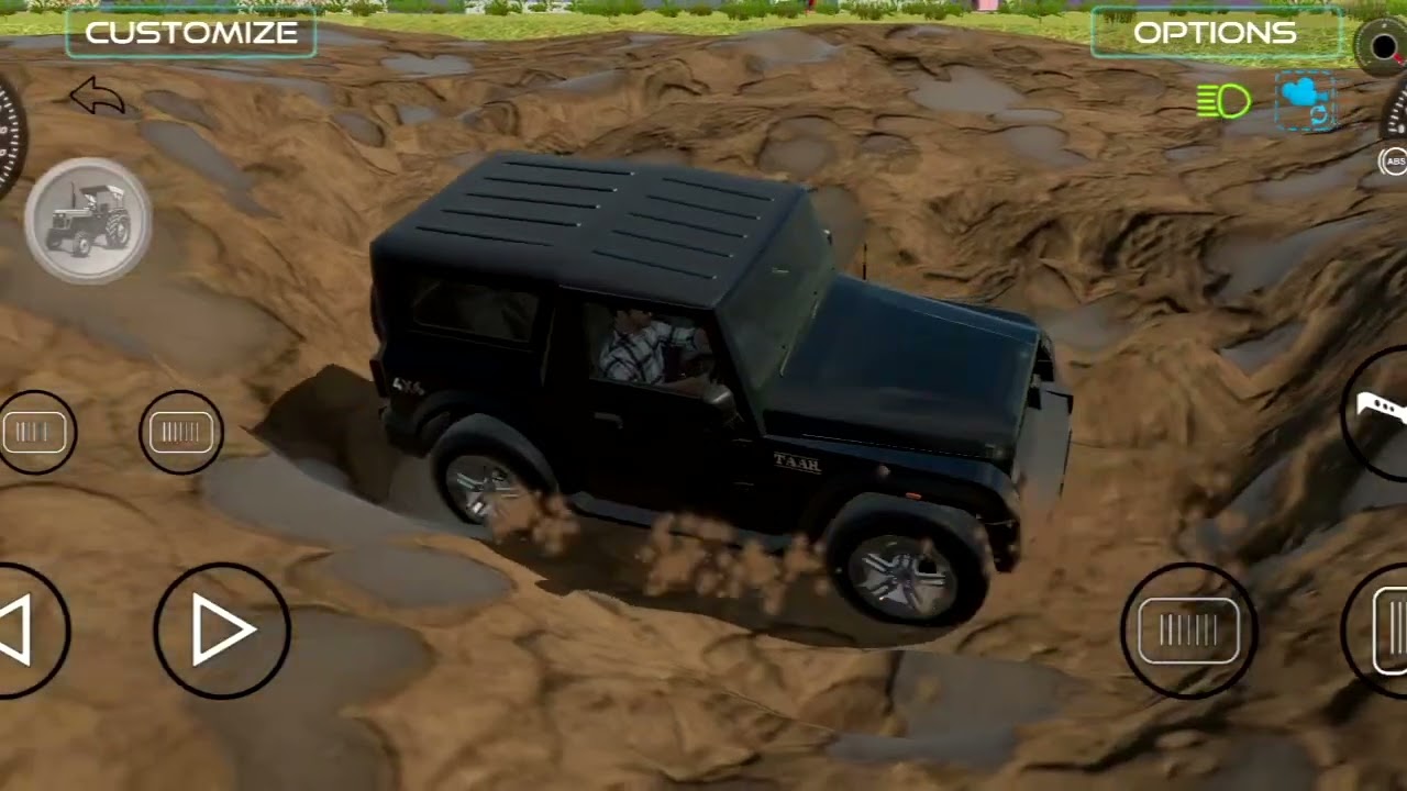 Mahindra Thar vs John Deere Thar black 😱। Comparison video। #short #shorts 