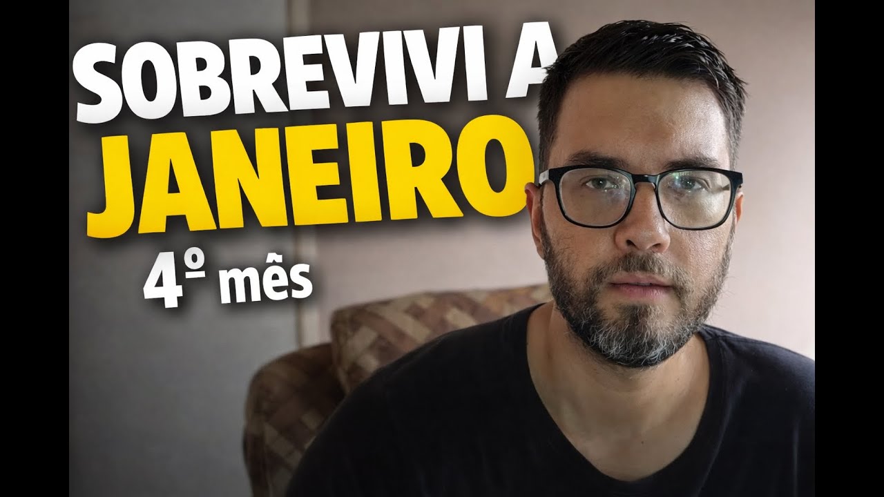 Quarto mês de Mudança de Vida -- Sobrevivi ao mês de Janeiro -- Vídeo 04/100