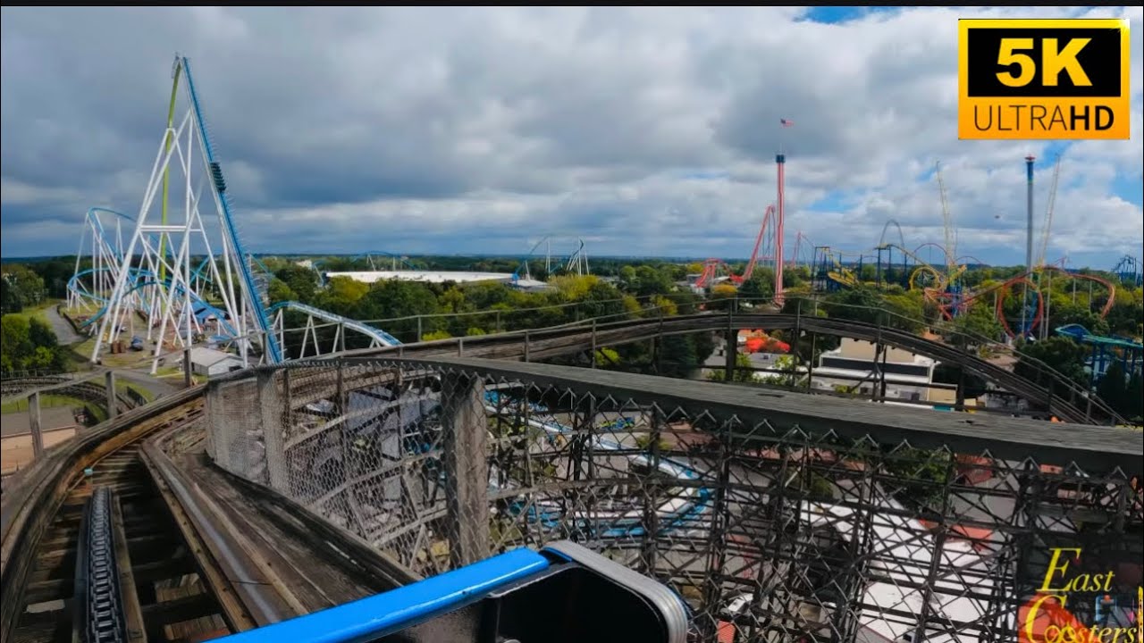 Hurler POV 5K Most BORING Wooden Coaster? Carowinds, NC