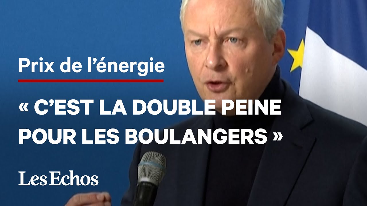 Bruno le Maire demande aux fournisseurs d’énergie de « faire plus » pour les boulangers et les PME