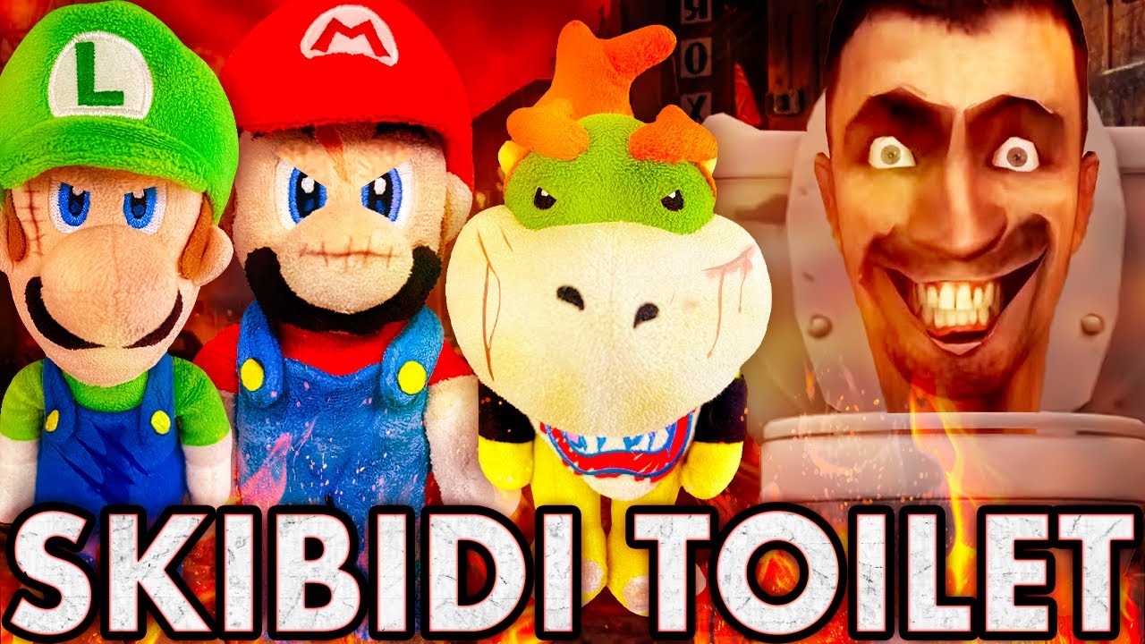 Сумасшедшие Братья Марио: Марио борется со Скибиди Туалет! (Skibidi Toilet)