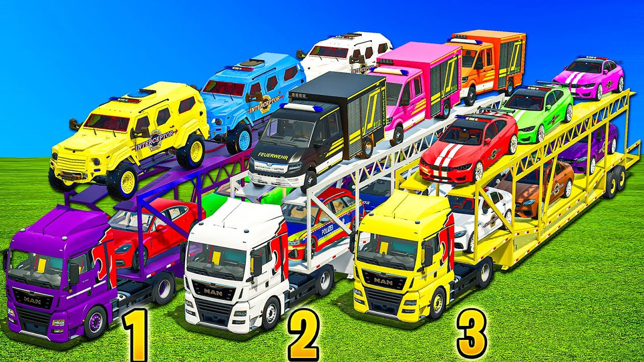 MASSIVE TRANSPORT FS 25 AMBULANCE, TERRAIN 4X4 & CHAOS DELIVERY! Farming Simulator 25