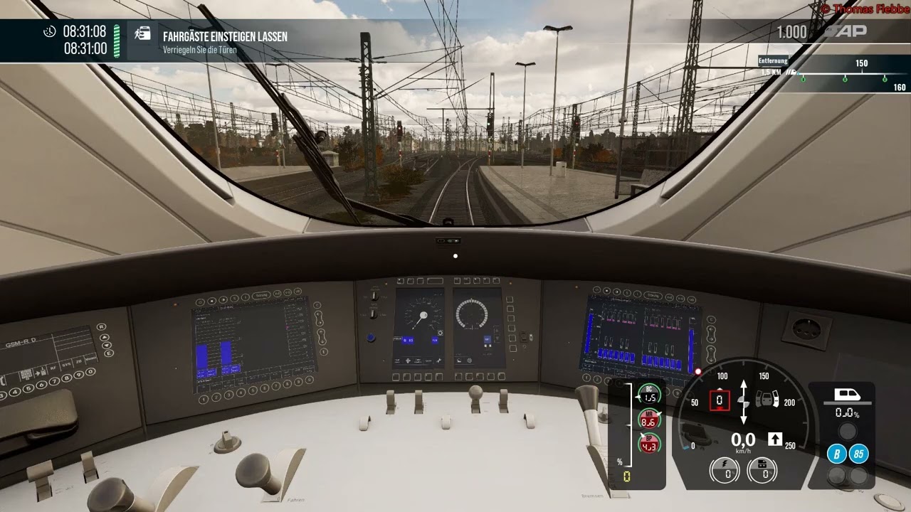 TSW6  Gameplay  Fahrt im ICE 1553 nach Risa
