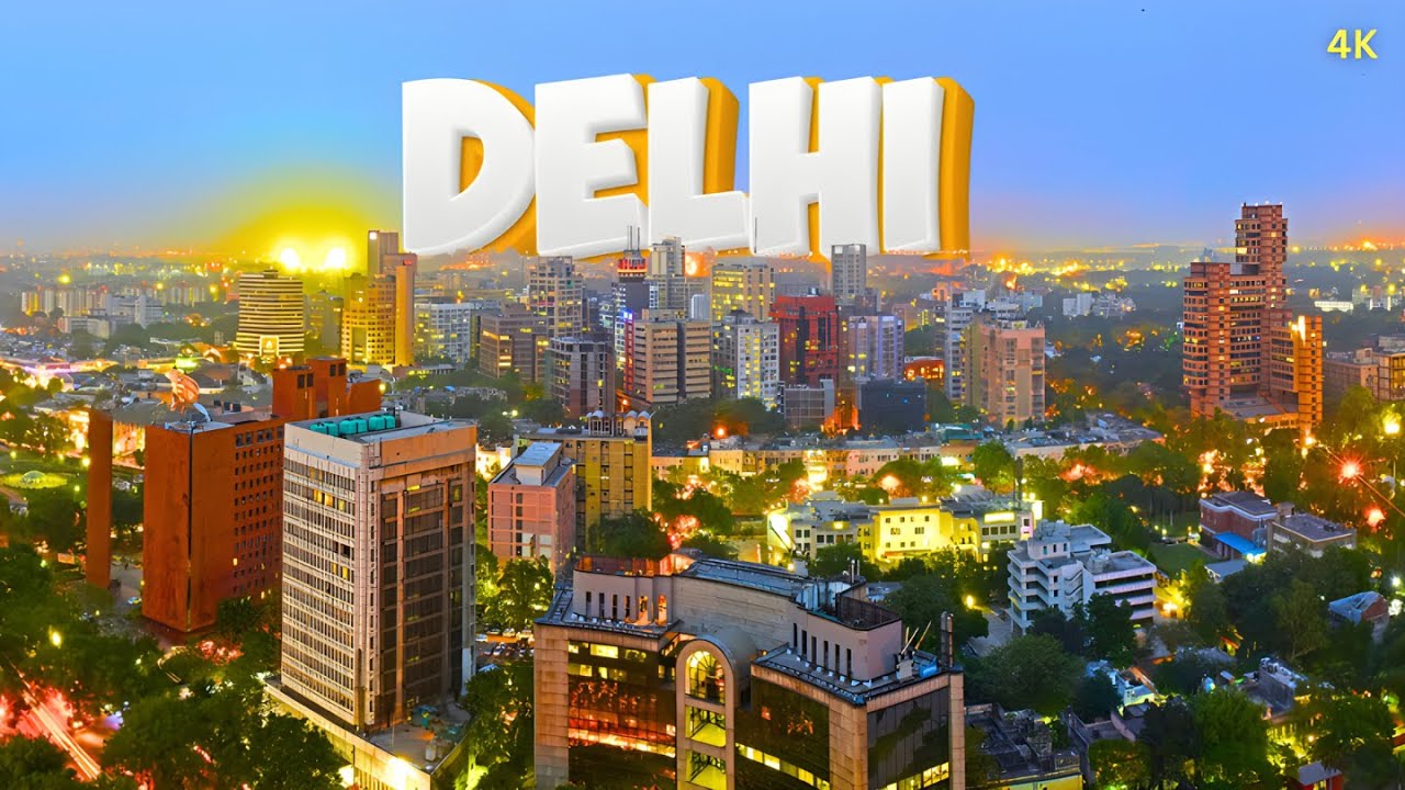 Delhi City | दिल्ली शहर का ऐसा वीडियो कभी नहीं देखा होगा | Delhi 4K Cinematic Video