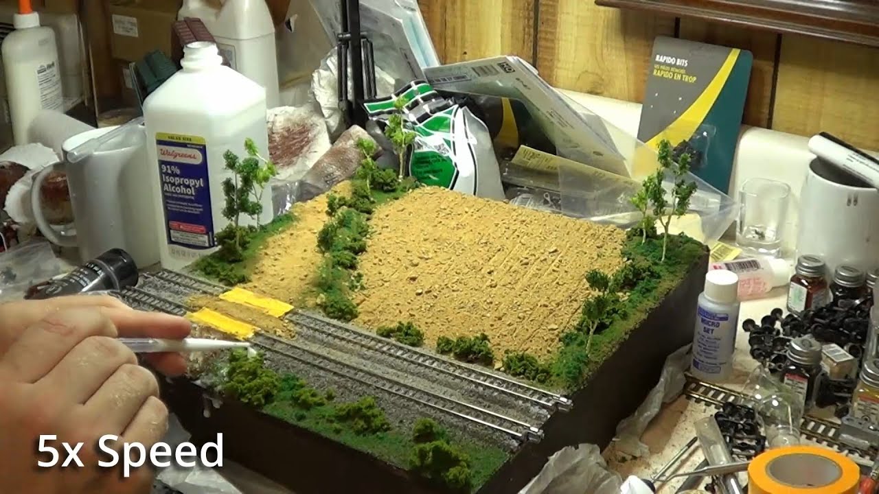 Building another T-Trak Module - A Farm Crossing and Field