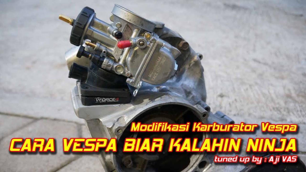 Pasang Karburator Jepang di Vespa (Membran) || Aji VAS