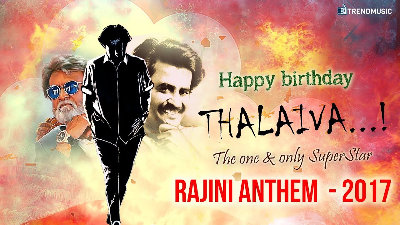 Vaa Vaa Vaa Thalaiva - Rajini Anthem | #HBD Superstar Rajinikanth | SR Ram | TrendMusic