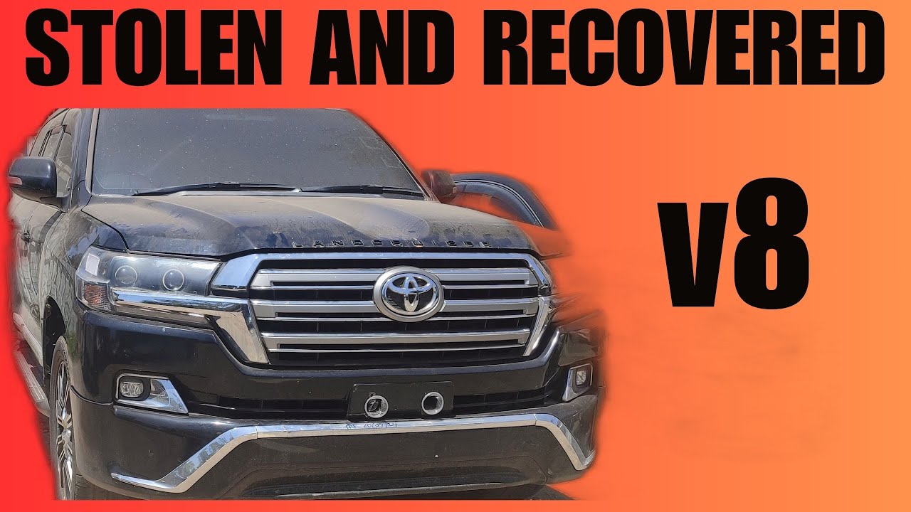 Stolen and recovered Landcruiser V8 on sale