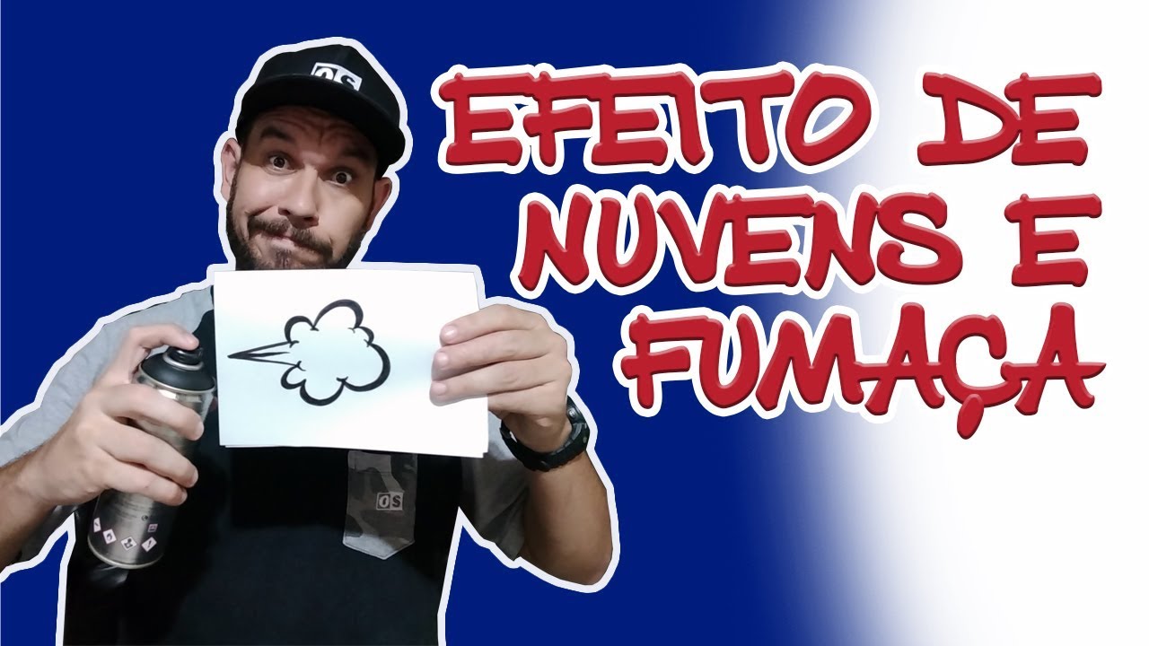 #dica Efeito nuvens e fumaça com spray - Tutorial de graffiti