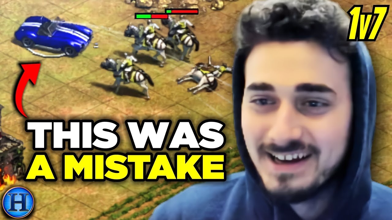 Pro With Cobra Cars vs 7 Players | AoE2