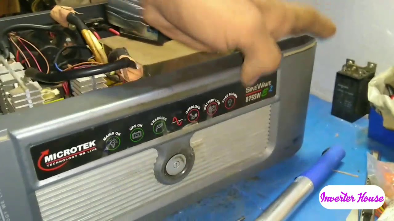 Microtek Sine Wave Old Model Pcb Repairing  ( Low Voltage Output and Change Over Problem )