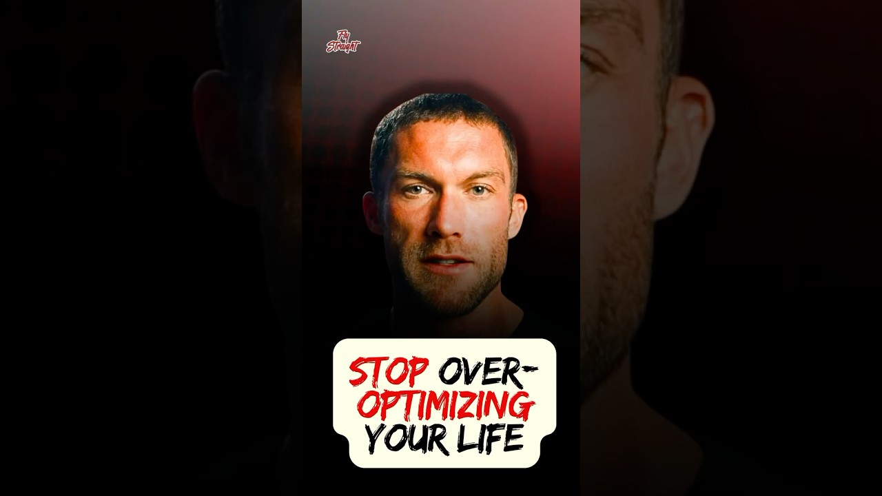 Why You Should Stop Over-Optimizing Everything in Life | Chris Williamson #motivationalspeech
