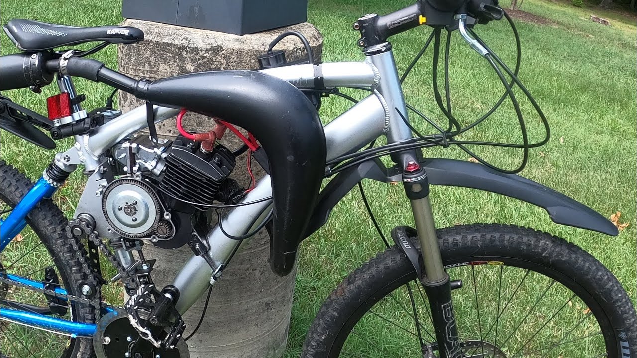 LD100 Jackshaft Motorized Bicycle (trail bike)