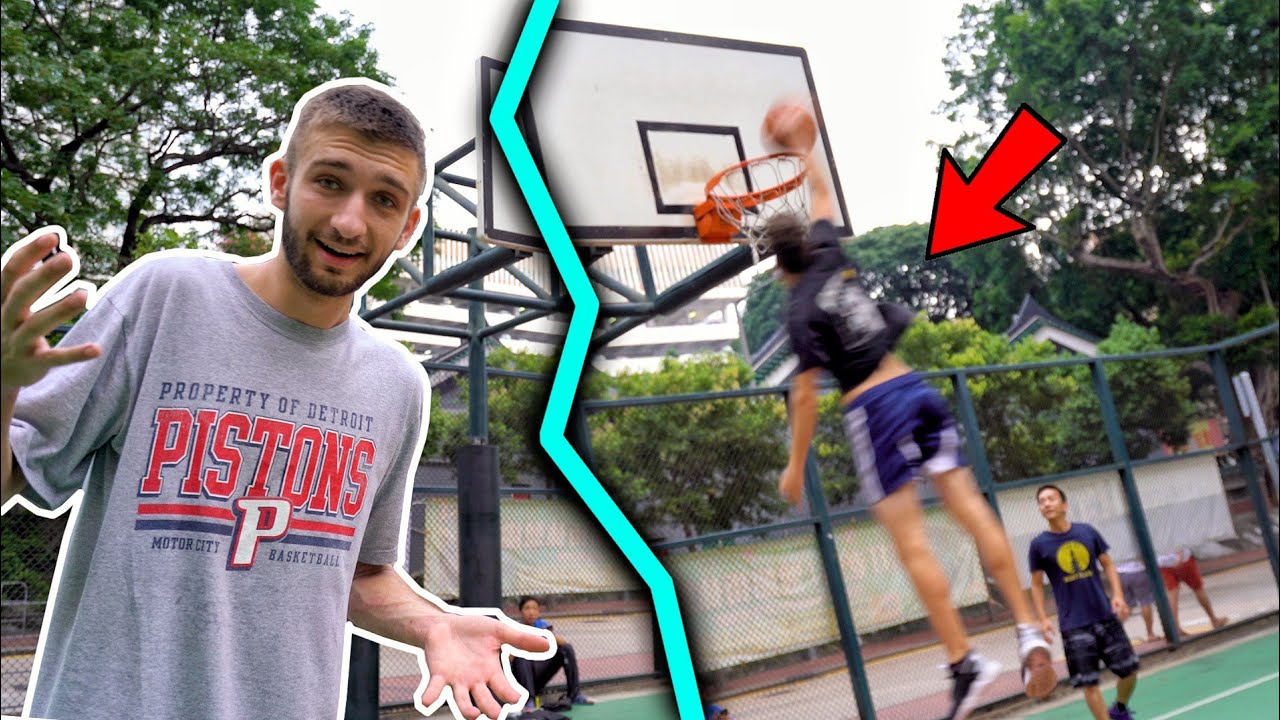 DUNKING in HONG KONG STREETBALL! PICKUP HOOPS in CHINA!