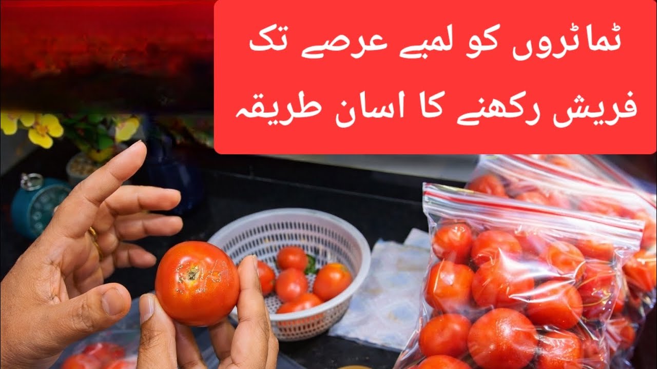 “Sirf 1 Asaan Hack, Tamatar Dinon Tak Fresh!”