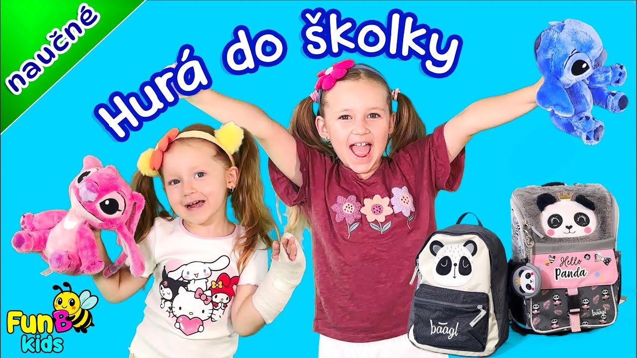 HURÁ JDEME DO ŠKOLKY 🏫 Co má Dítě Umět před Nástupem do Školky 🧒 – Ranní Rutina + Celý Den ve Školce