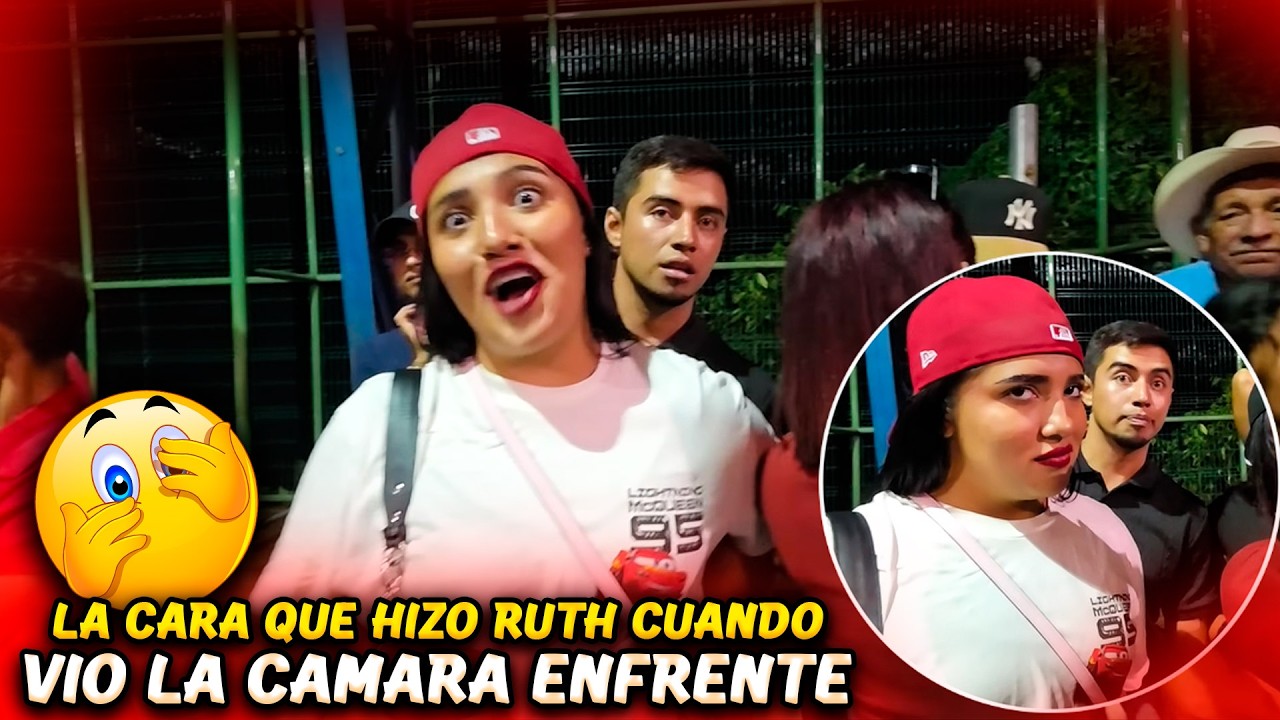 Cachamos a Ruth tocando a Cristian. Vean la cara de asustada que puso.