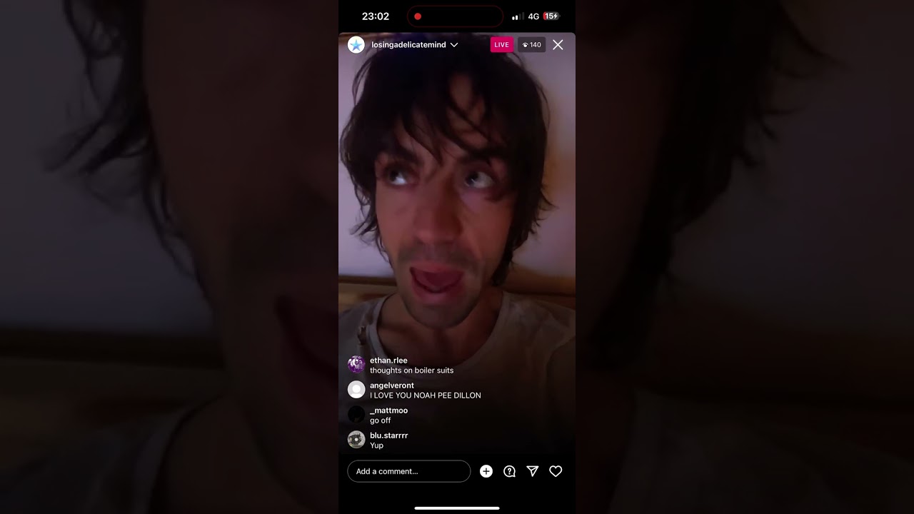 Ноа Диллон (Losingadelicatemind) IG LIVE 19.09.24