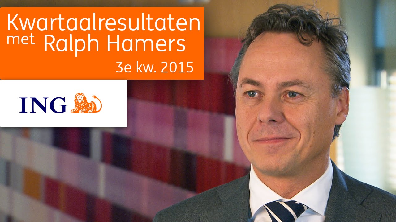 3Q2015 kwartaalcijfers met CEO ING Groep Ralph Hamers