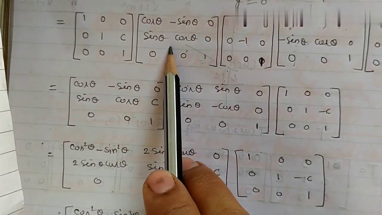 Reflection about a line in Computer Graphics // numerical on reflection about a given line