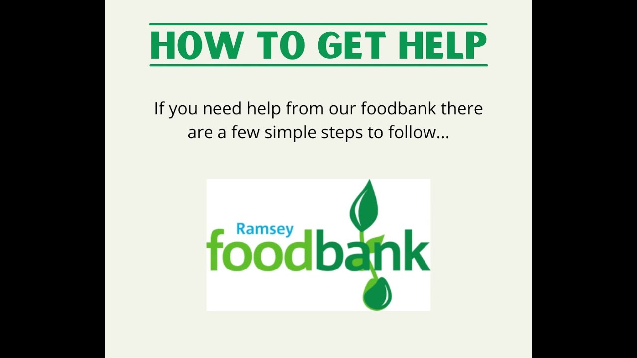 How to get a food bank voucher