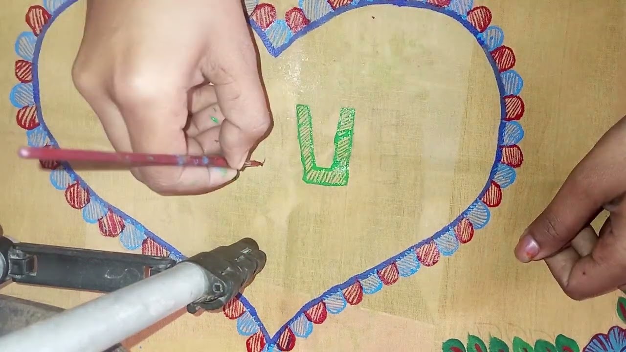 Pillow cover panting 🌹#shortvideo#explore #viralvideo#viral#reels#explorepage#shorts #trendingshorts