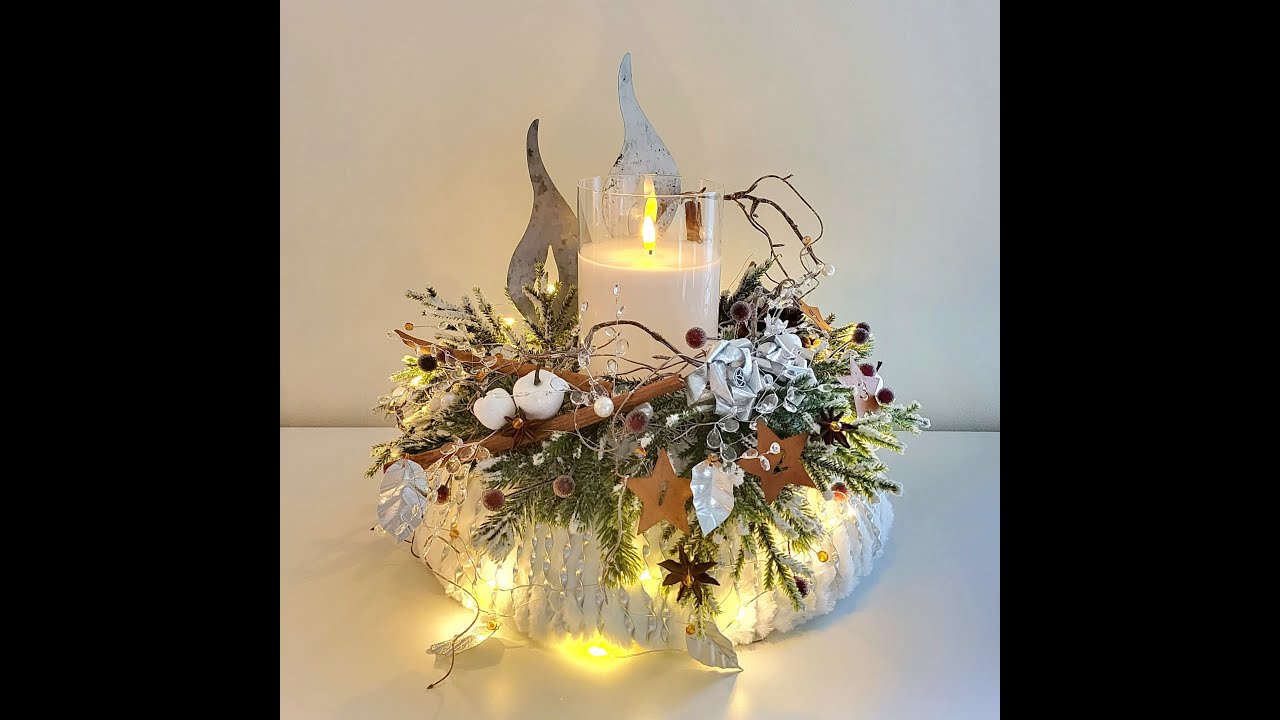 WEIHNACHTLICHES GESTECK / Teil 1