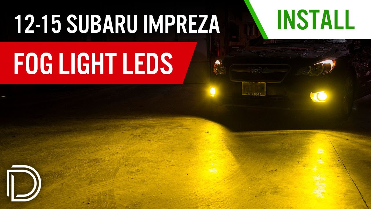 How to Install 12-15 Subaru Impreza SLF Fog Light LEDs | Diode Dynamics