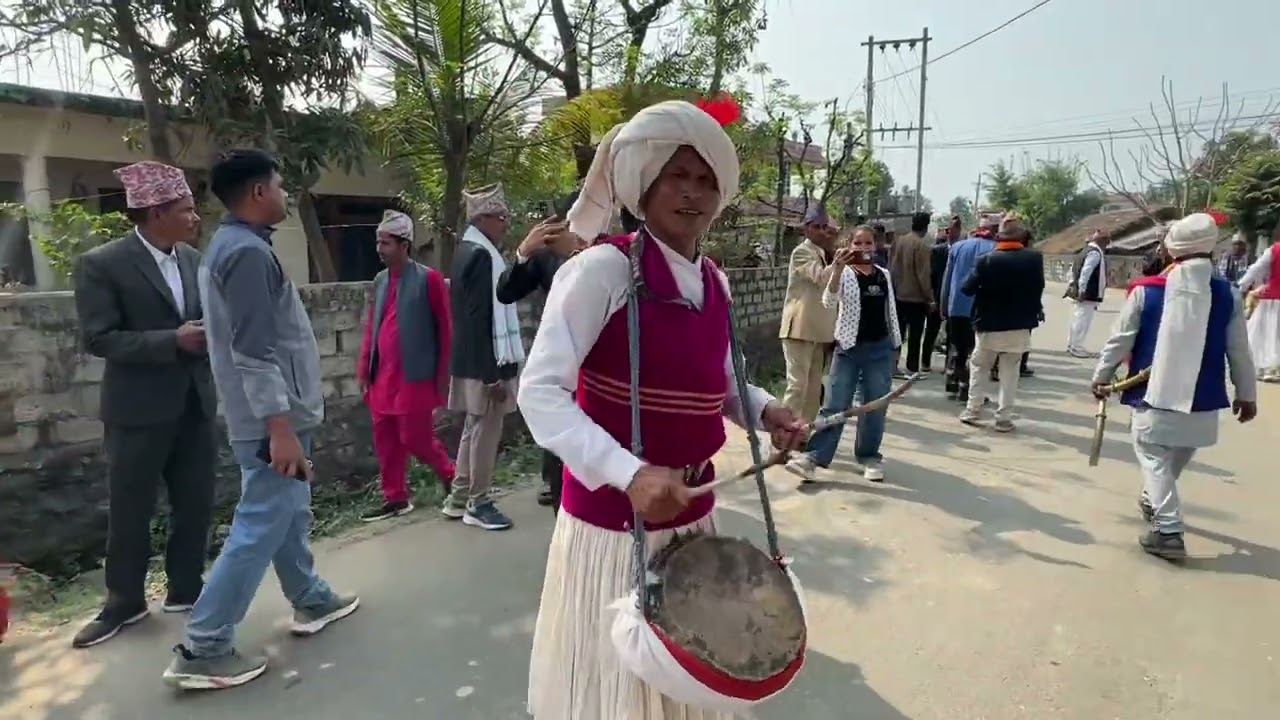 विवाह मा बजाईने मौलिक बाजा। #highlights #viralvideo #foryou #follower 