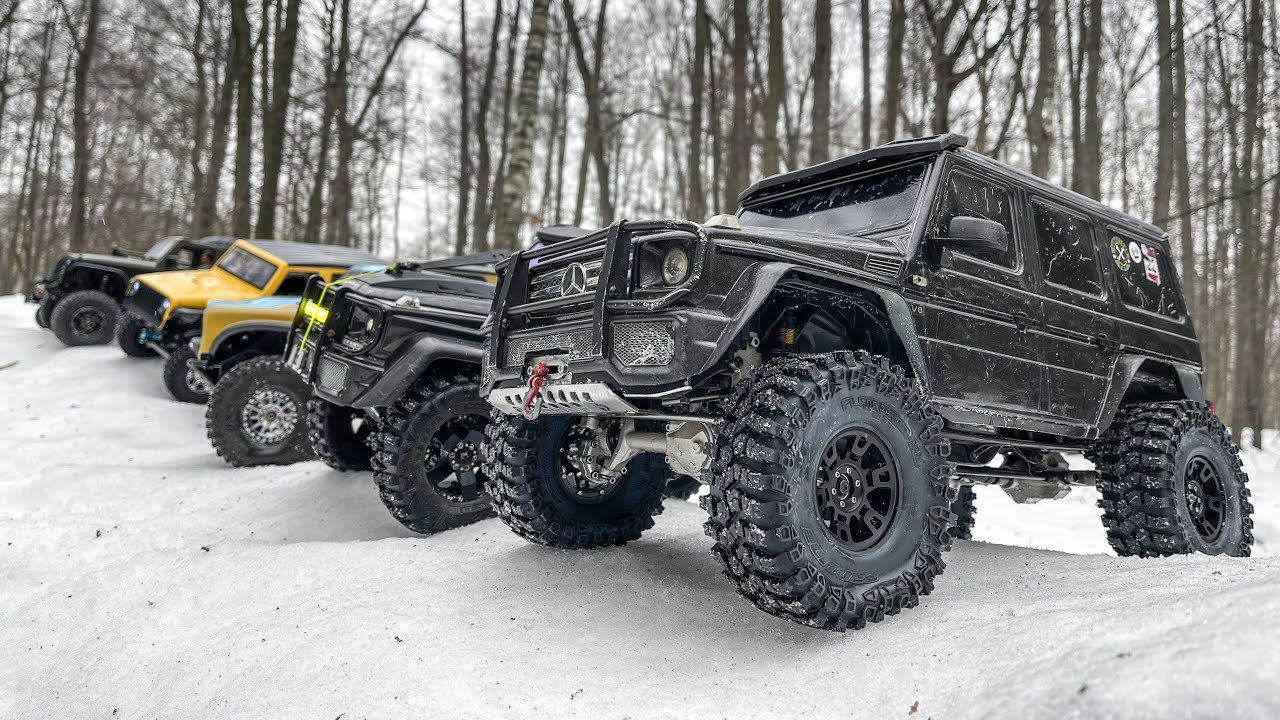 Колеса за 300$ на G500!!! Proline Flat Iron G8 test! RC crawler трофи в Измайлово 23.01.2022