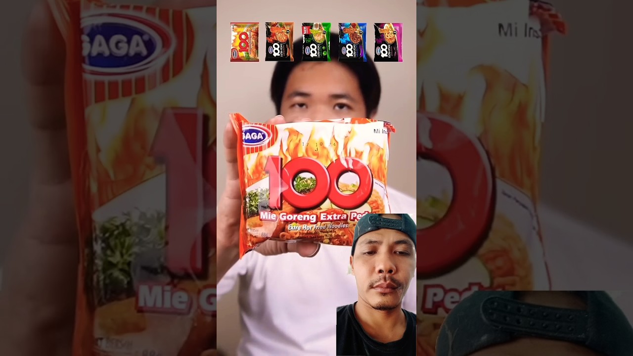 5 varian mie gaga extra pedas #food #mukbang #challenge #gaga #spicy #asmr #mie #youtubeshorts #fyp