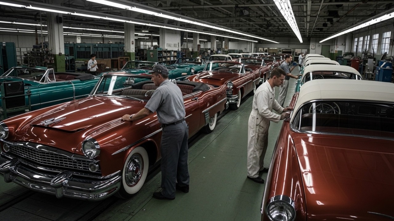 Inside the 1955 Packard Caribbean Factory: How Packard Built the World's Most Advanced Luxury Car