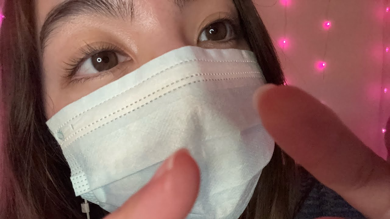 ASMR ~ Mask Triggers, Rambles, Hand Movements 