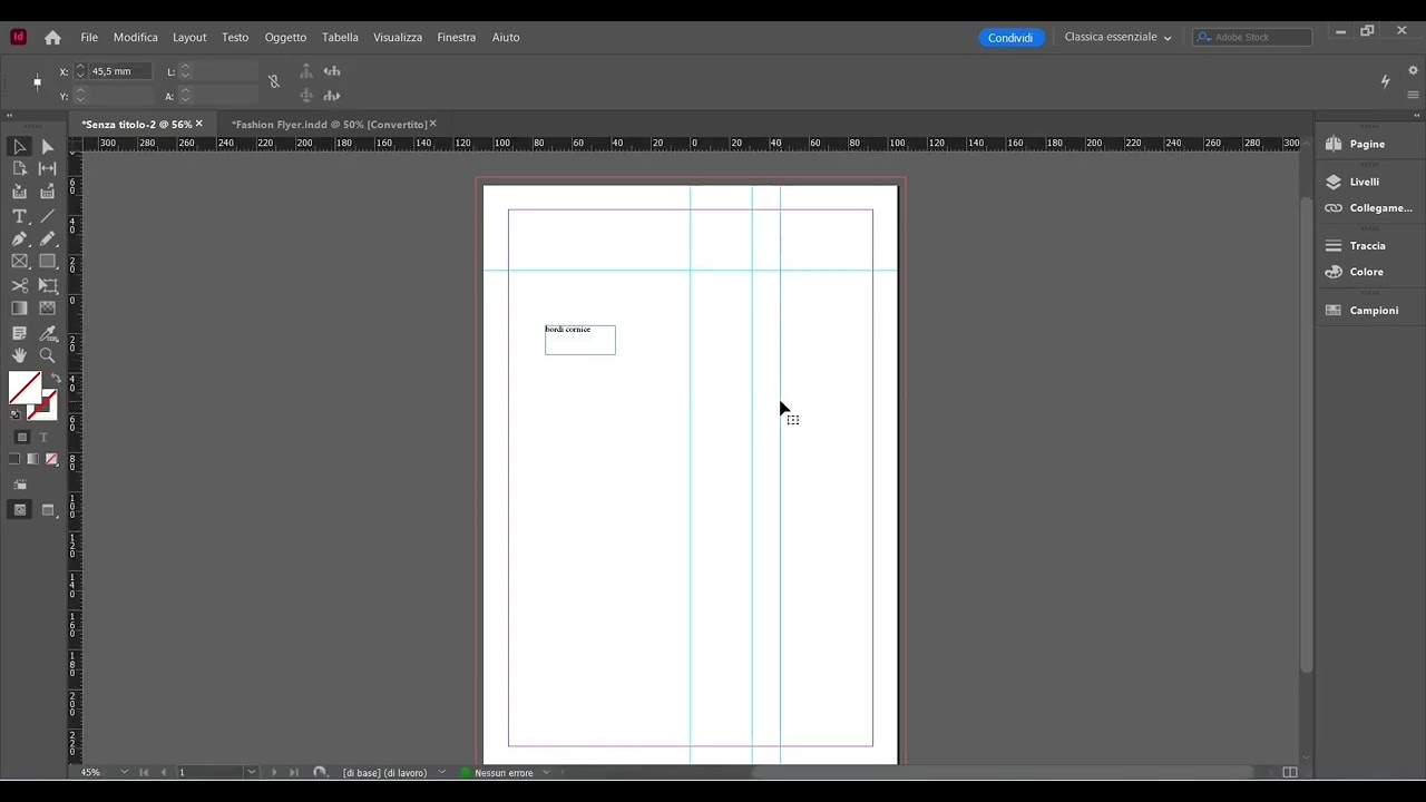 INDESIGN - Lezione 03 - Lavorare con Precisione Utilizzando Righelli, Guide, Griglie ed Agganci
