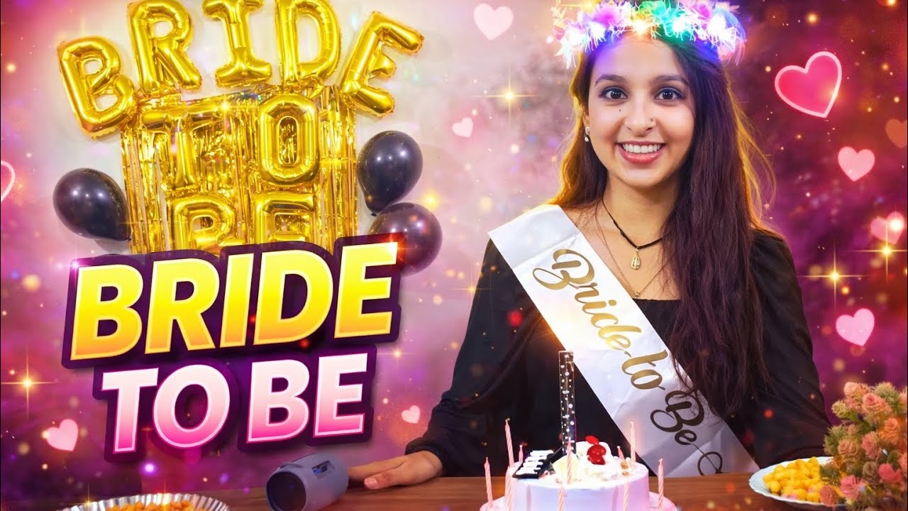 Bride To Be 💍 | Surprise Celebration | Emotional Day ❤️🎉#viral #love #vlog #youtube #food ❤️🤗🎊