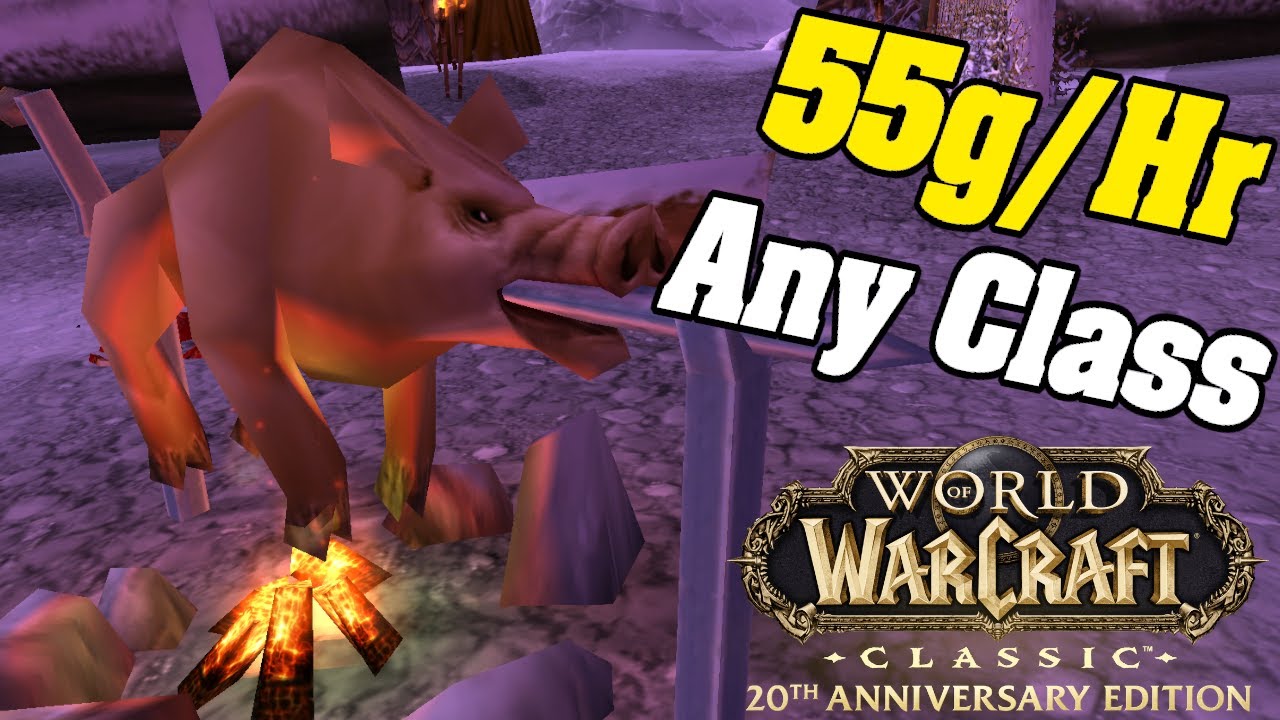 55gHr WoW Classic Anniversary Goldfarm! TBC Pre Patch