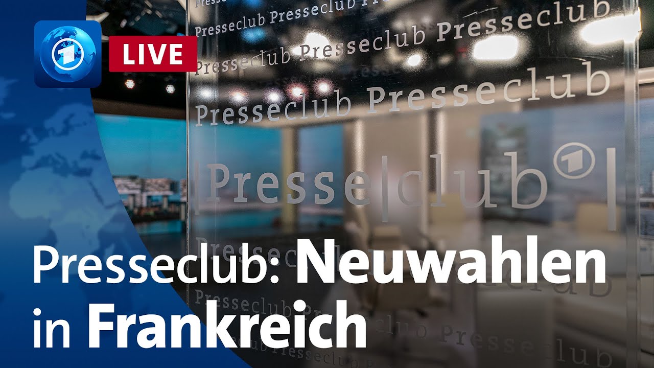 Macrons Machtpoker: Parlamentsneuwahl in Frankreich | ARD-Presseclub