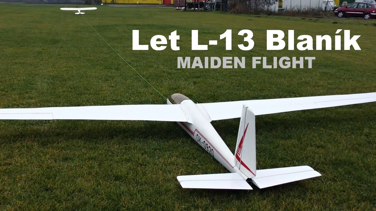 Let L-13 Blanik | scale RC glider | maiden flight | 2020