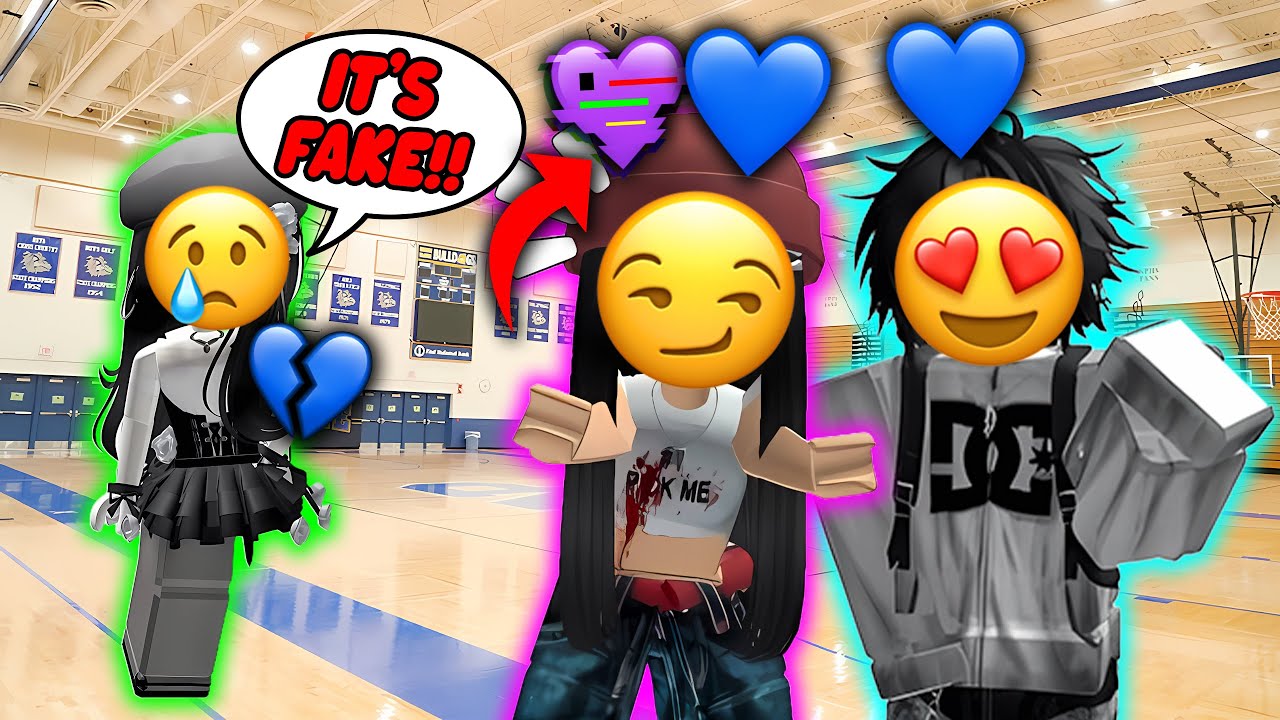 🎭 MEAN GIRLS FAKED AN ICON TO STEAL MY SOULMATE 💎 #roblox #robloxstory