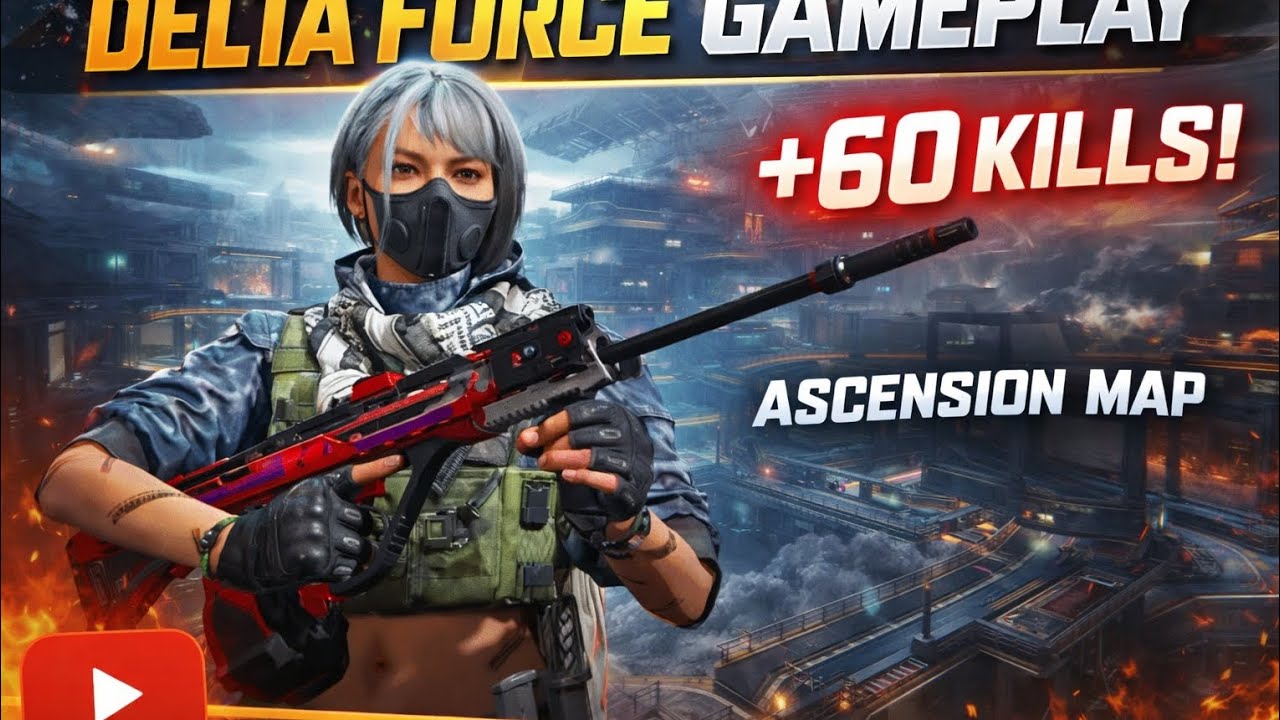 I BROKE ASCENSION MAP — 60+ KILLS   DELTA FORCE GAMEPLAY#deltaforce#deltaforcemobile#deltaforcegame 