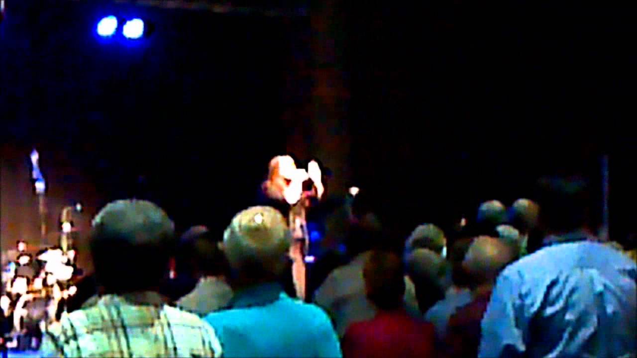 Sheri LaFontaine sings the National Anthem at NQC 2012