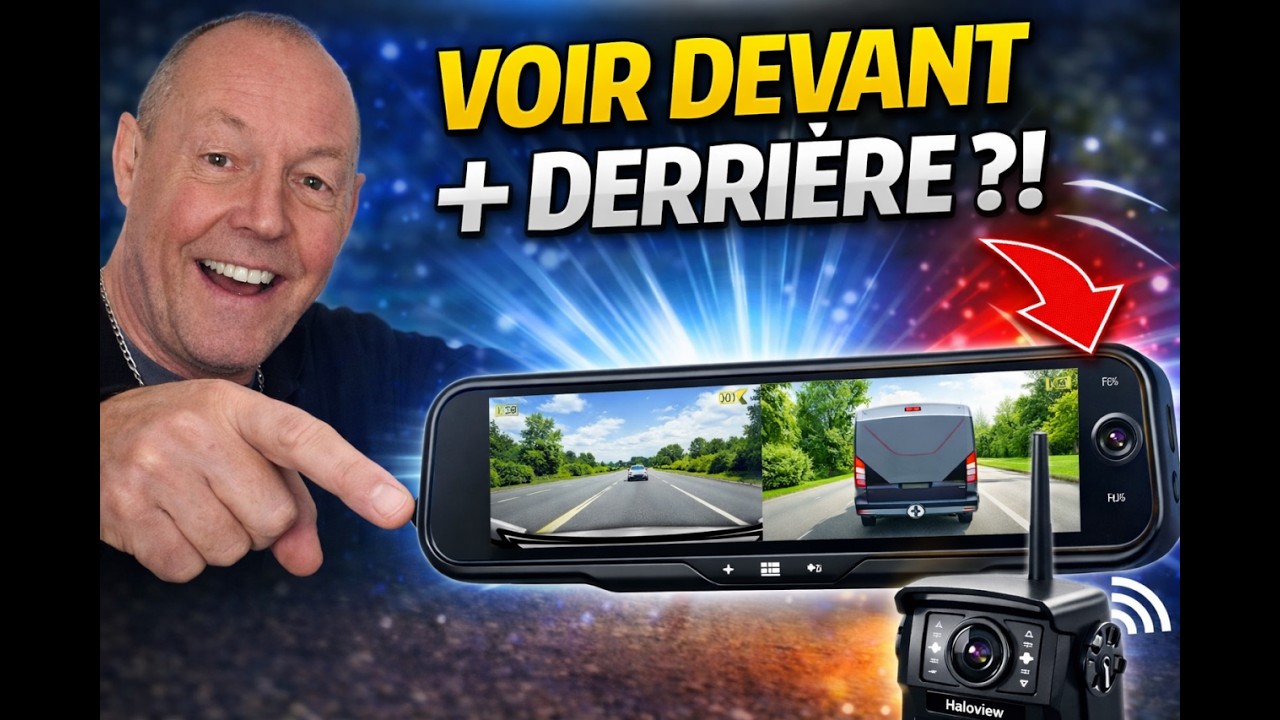#117 Caméra avant + arrière sans fil : Haloview BT10 test complet #campingcar, #vanlife, #roadtrip
