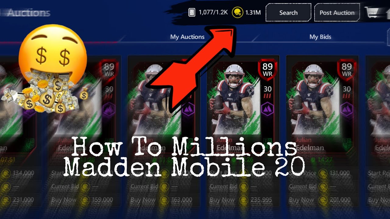 MADDEN MOBILE 20 COIN MAKING METHOD HOW TO MAKE MILLIONS‼️💰
