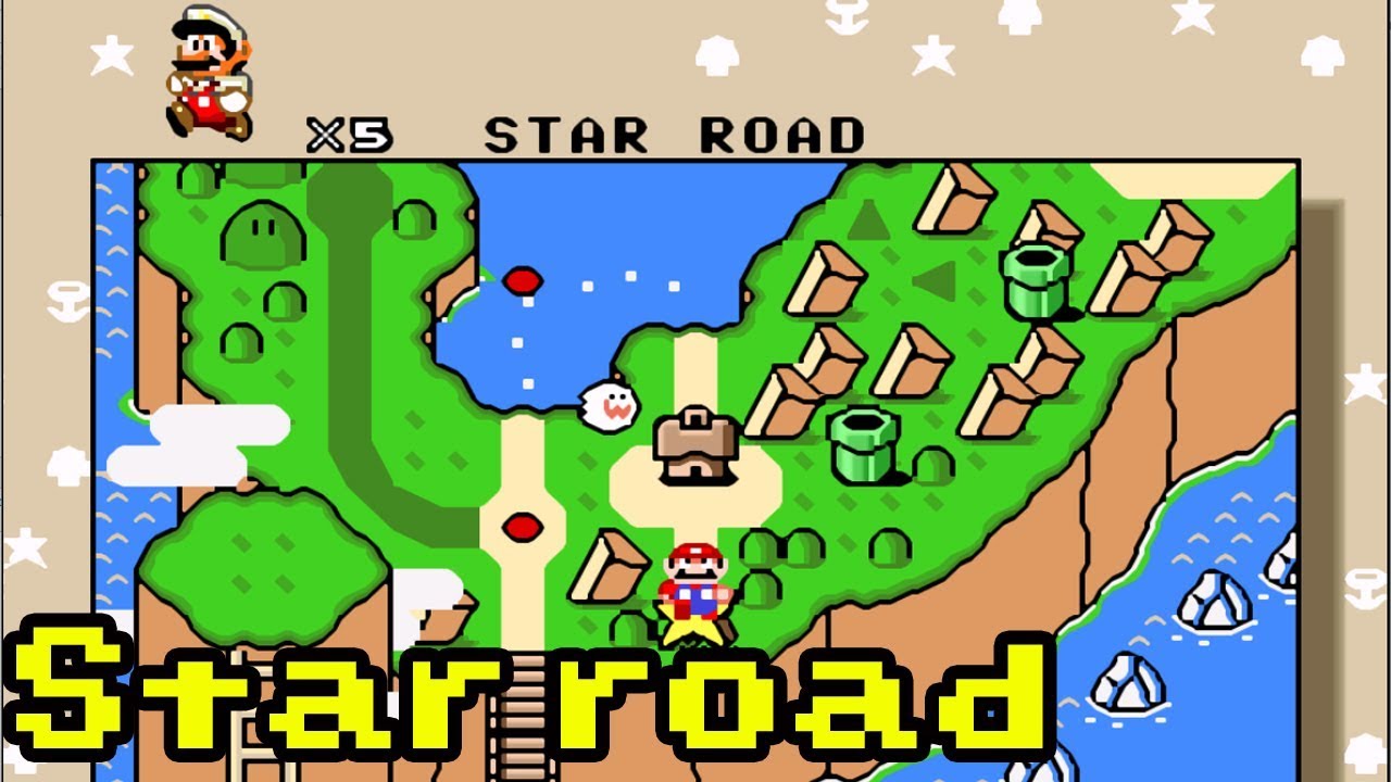 Super Mario World Como chegar na STAR ROAD (Mundo da Estrela)