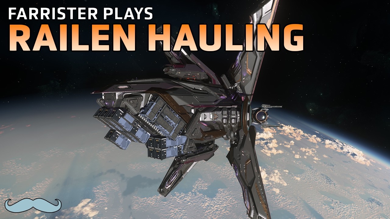 Грузоперевозки на Railen для опытных пилотов | Геймплей Star Citizen 4.8 в 4K