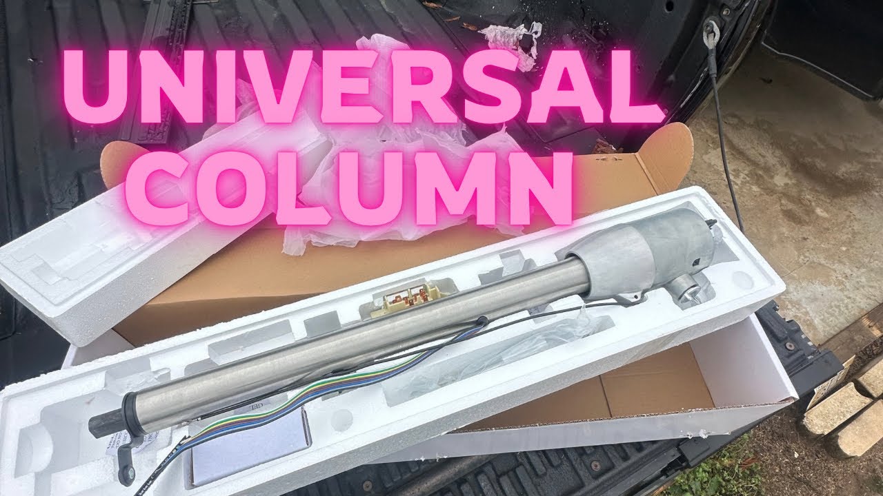 Universal steering column replacement for 86 cutlass supreme