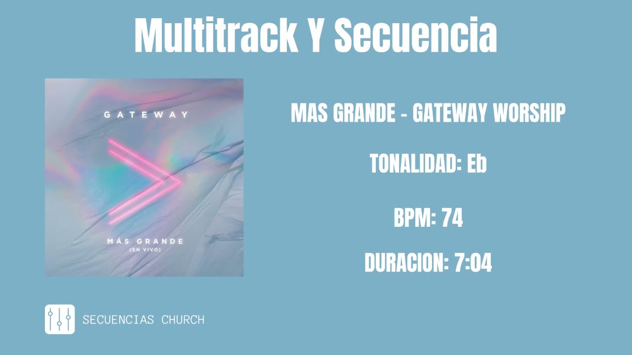 Mas Grande Gateway Worship - Multitrack Y Secuencia.