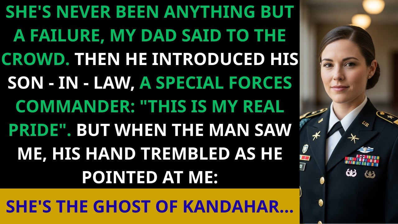 My Father Shamed Me in Front of the Crowd — Until His Special Forces Protégé Saw Me: “She’s the…”