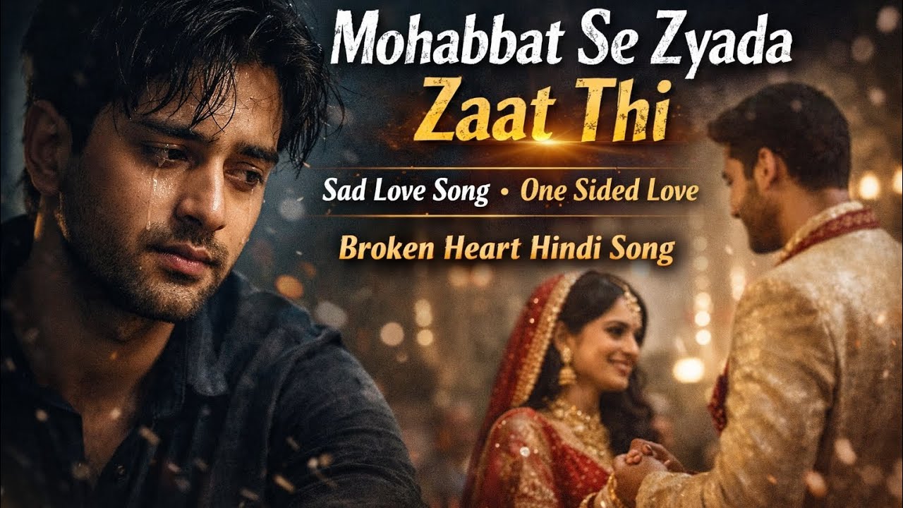 Mohabbat Se Zyada Zaat Thi | Sad Love Song | One Sided Love | Broken Heart Hindi Song